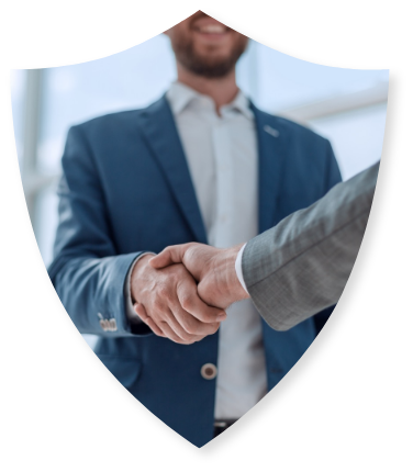 shield img handshake Handshake in a Shield